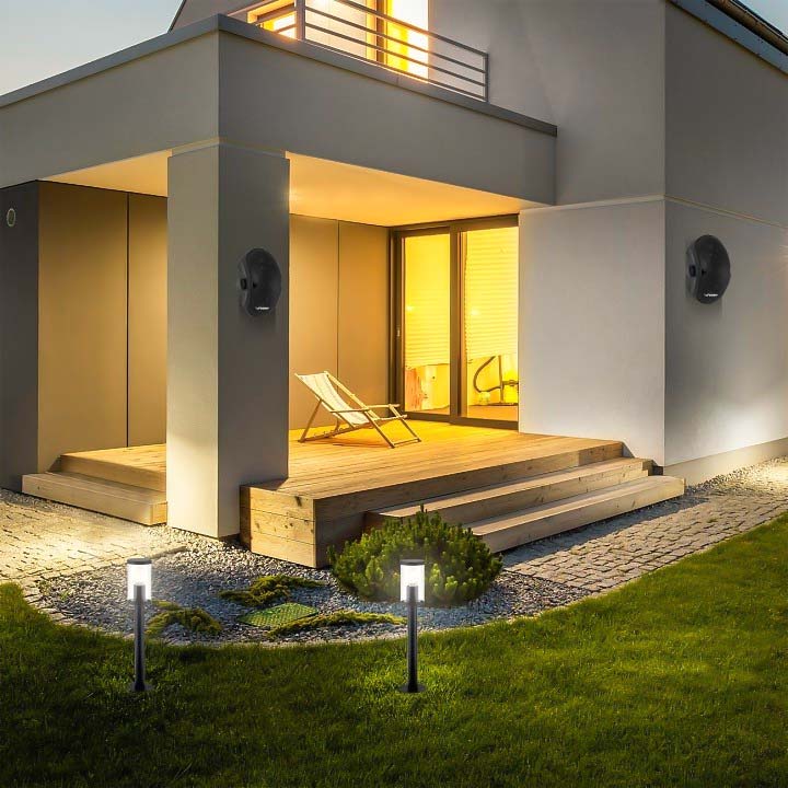 Haut Parleur Invisible 30W Woofer Double 4" Pouces ZERDA